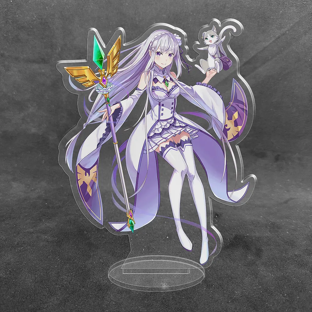 Акрилова колекційна фігурка Аніме: Re:Zero. Життя з нуля в альтернативному світі - Емілія 15 см - фото 2