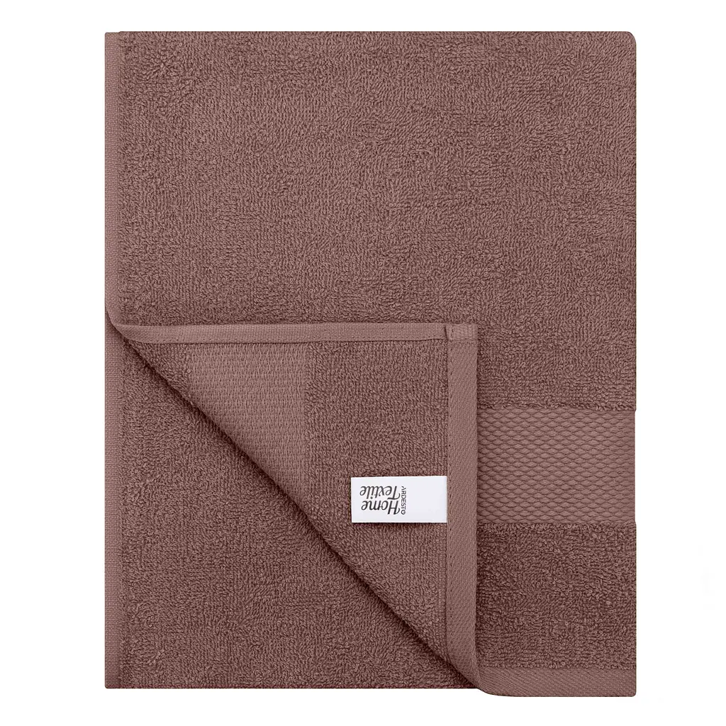 Рушник махровий Ardesto Essence 50х90 см 100% бавовна коричневий (ART2250BR)  - фото 2