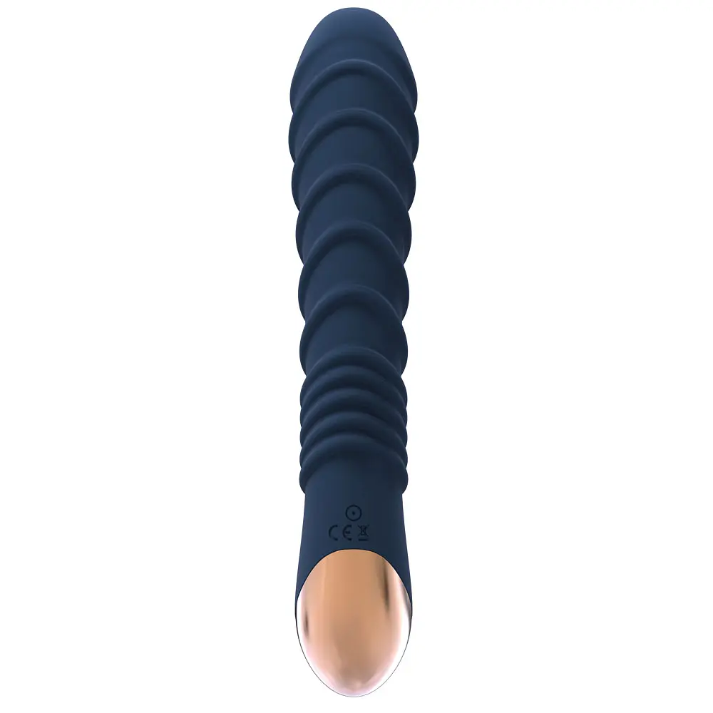 Вибратор Dreamtoys Goddess Collection Aeolus 21 см синий - фото 3