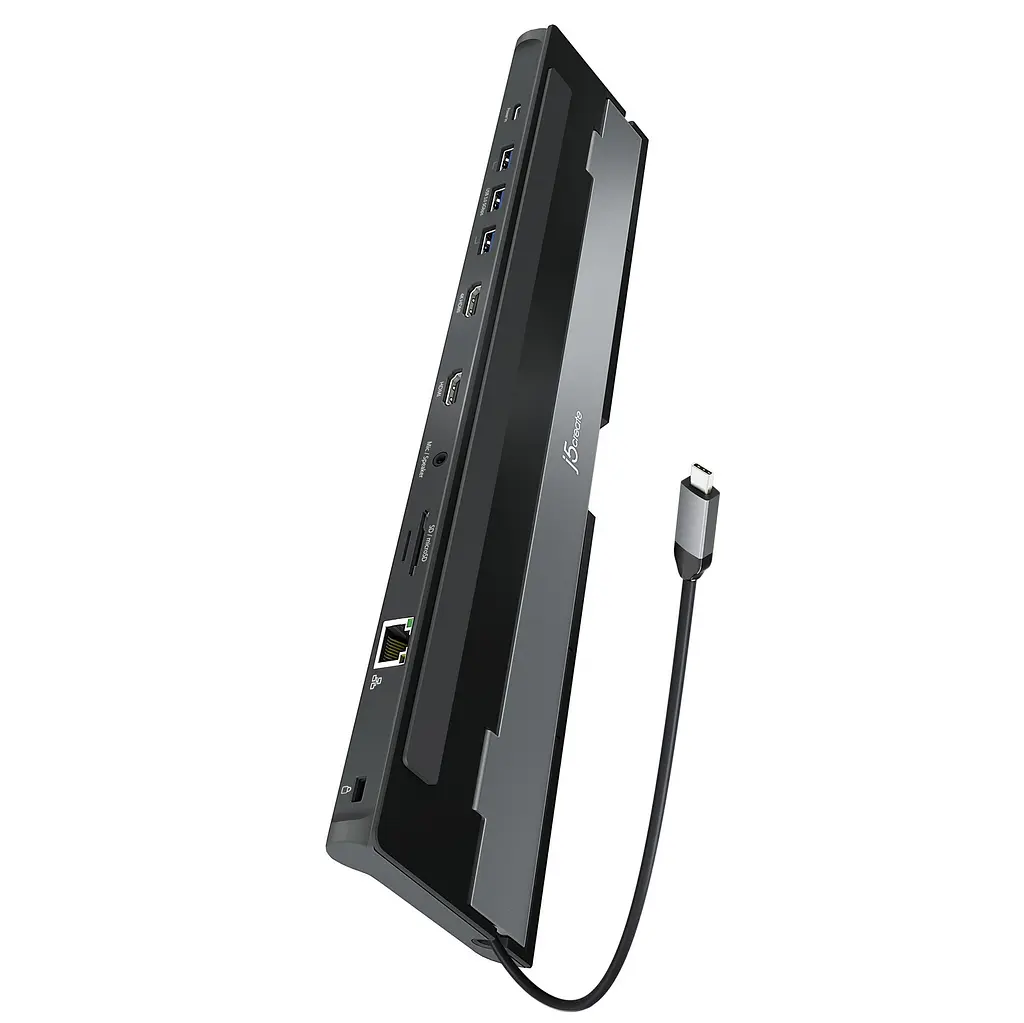 Док-станція J5create USB-C 10-в-1 (JCD542-N) - фото 3