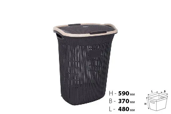 Кошик для білизни Violet House COFFEE Віолетта (6481509) - фото 2