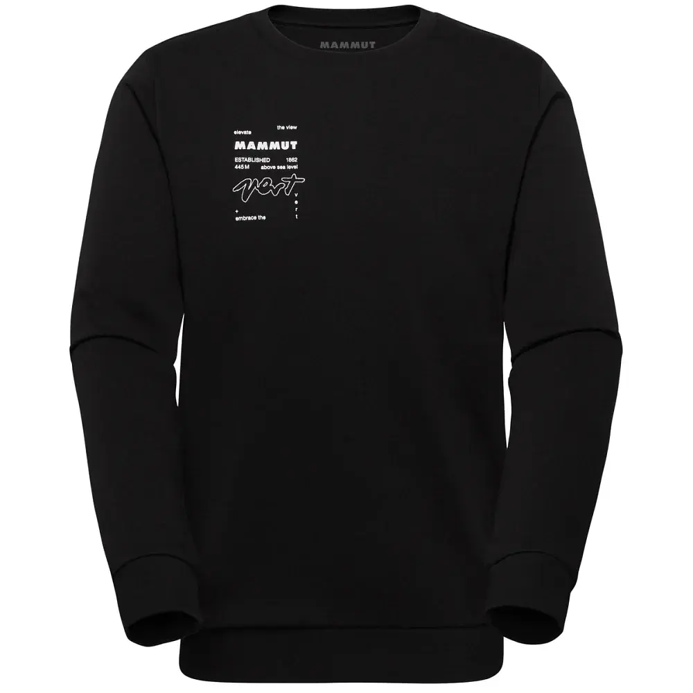 Світшот Mammut Core ML Crew Neck Vert M XXL black