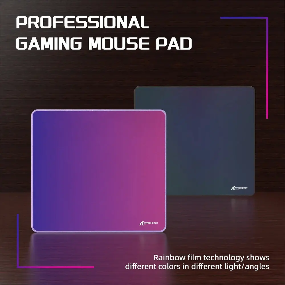 Ігрова поверхня Attack Shark CM03 eSport 450x400x4мм Violet-Blue gradient - фото 4