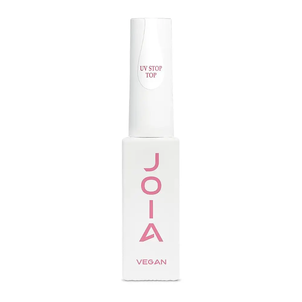 Топ глянцевий з УФ-фільтром для гель-лаку UV Stop Top No Wipe JOIA vegan 8 мл