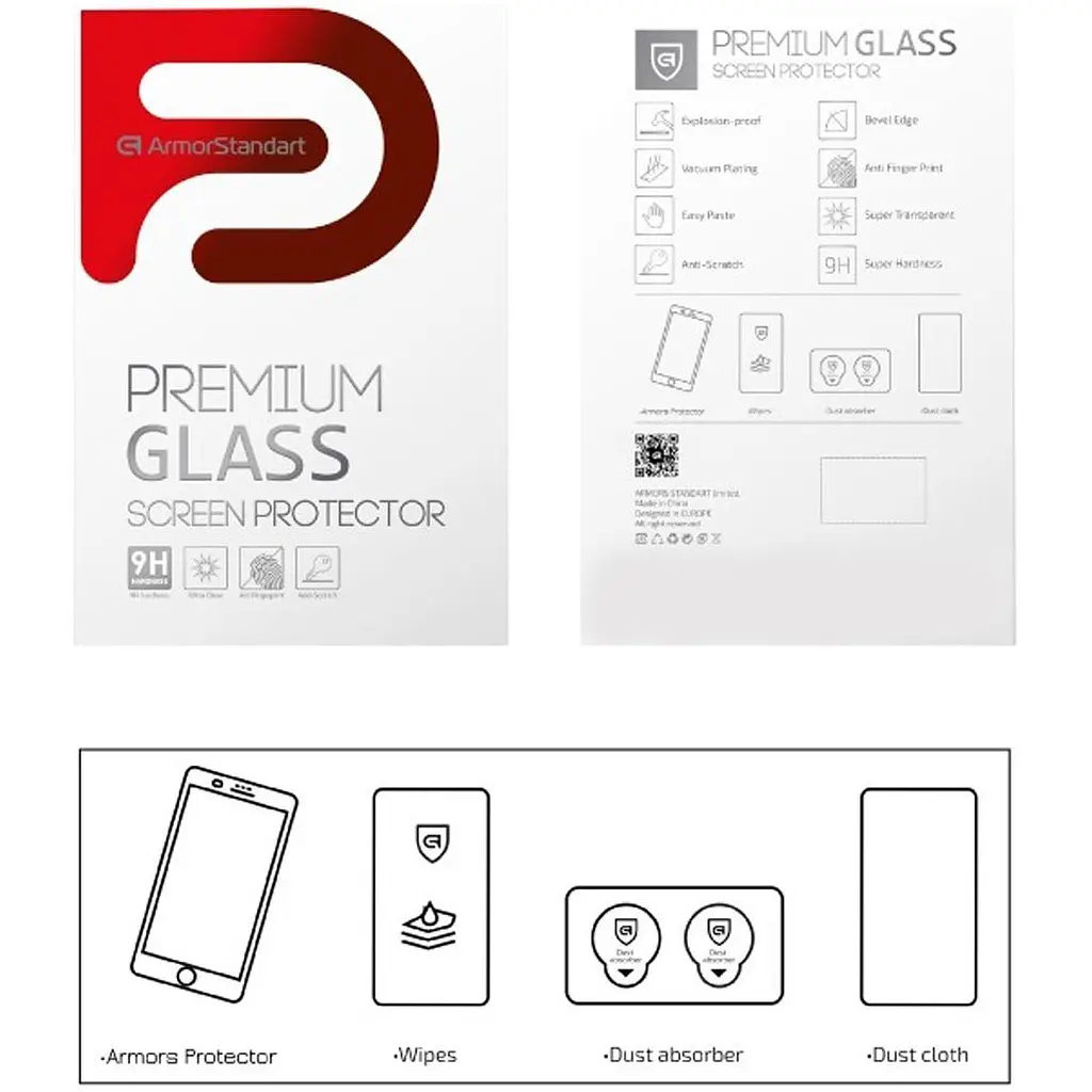 Захисне скло ArmorStandart Pro Full Glass для Redmi Note 14 4G Black (ARM79679) [127664] - фото 6