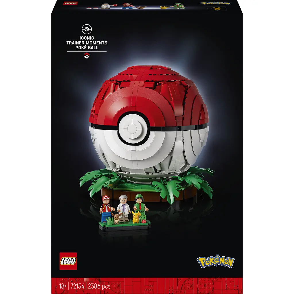 Конструктор LEGO Pokémon Покебол із знаковими моментами роботи Тренерів 2386 ел. (72154) - фото 3
