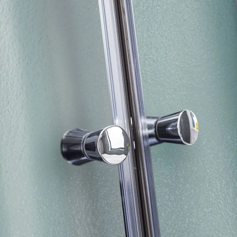 Душовий бокс Lidz Tani SB90x90.SAT.HIGH.FR Frost, Хром матовый, матовий, хром матовий - фото 8