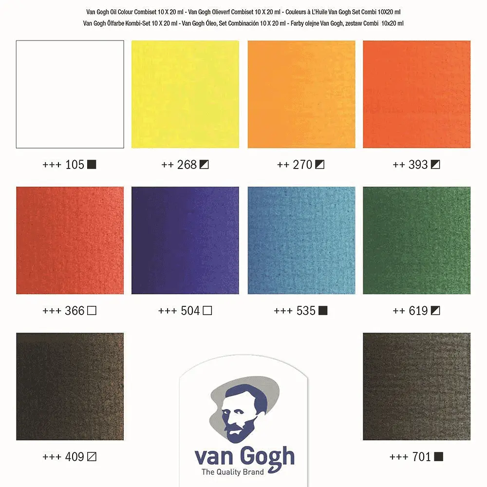 Набор масляных красок VAN GOGH Combiset 10x20 мл Royal Talens - фото 5
