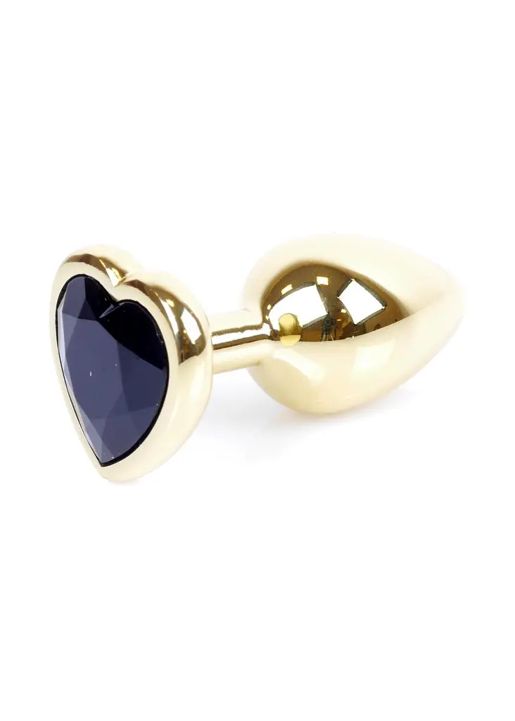 Анальна пробка Jawellery Gold Heart PLUG Black Boss Series 64-00038 98263 - фото 3