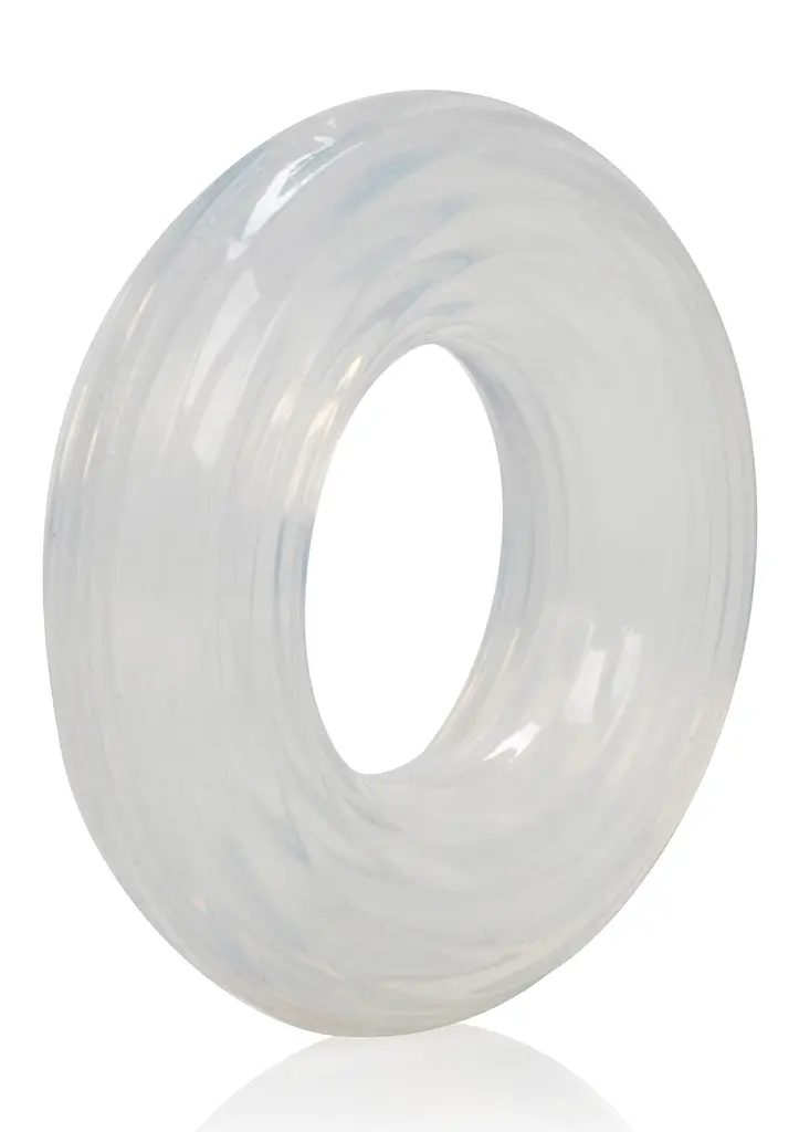 Ерекційне кільце CalExotics Premium Silicone Ring Large прозоре - фото 2