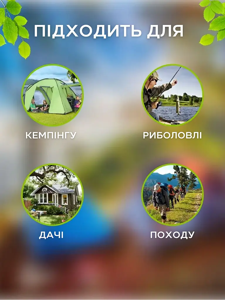 Переносний туристичний похідний душ на дачу, для кемпінгу, садовий 20 л. чорний (7223879169) - фото 6