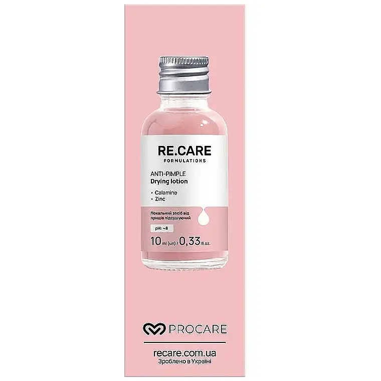 Локальний засіб від прищів підсушуючий Re.Care Anti-Pimple Drying lotion, 10 мл - фото 2