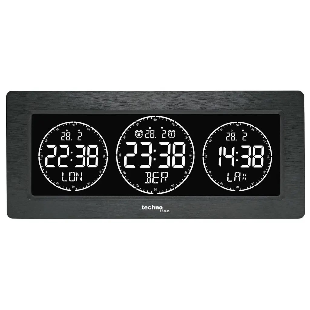 Годинник настільний Technoline WT458 Black (WT458) - фото 4