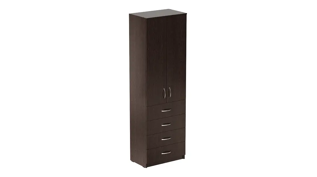 Шафа Анжело Ferrum-decor на 3 полиці з 2 дверима та 4 ящики 1900x600x380 ДСП Венге Магія 16 мм (FRD-104991) - фото 3