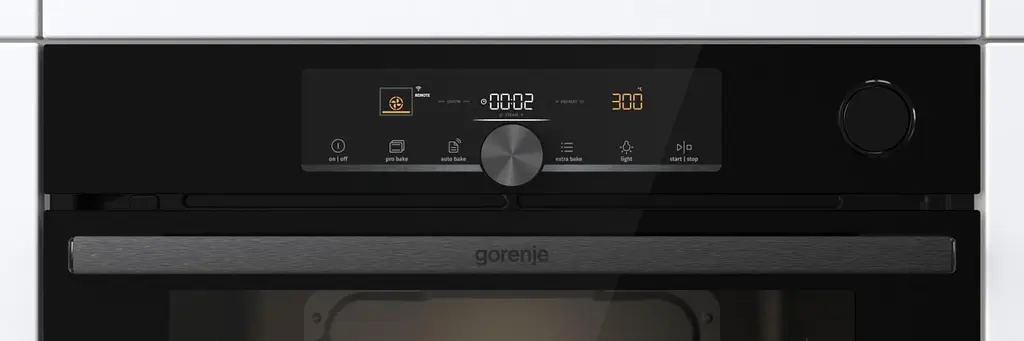 Духова шафа електрична Gorenje 77 л A+ пара дисплей 300°C Wi-Fi чорний - фото 7