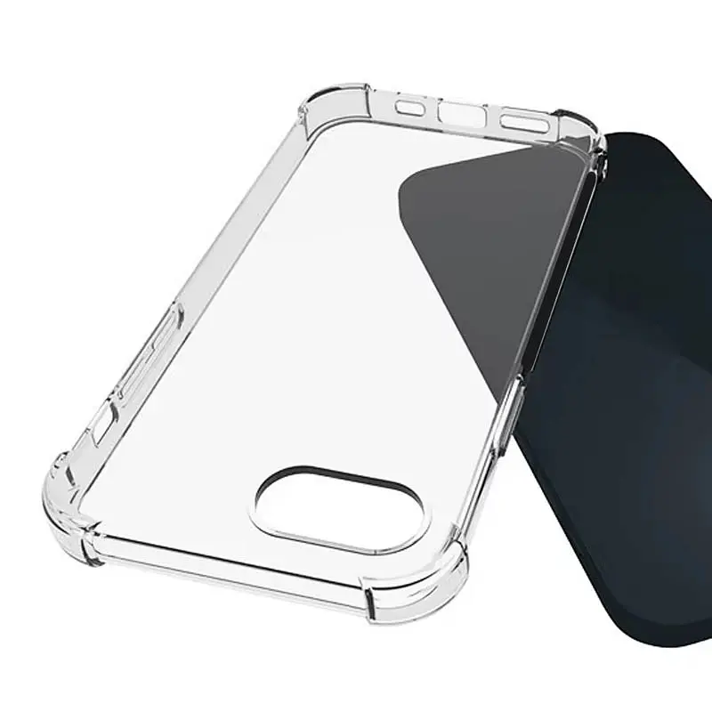 TPU чохол GETMAN Ease logo посилені кути для Apple iPhone 16e / 17e (6.1) Безбарвний (прозорий) - фото 4