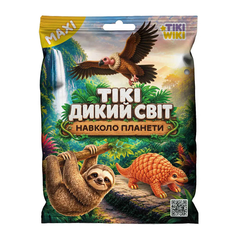 Стретч-іграшка Tiki Wiki у вигляді тварини Тікі Дикий Світ: Навколо Планети (SQ145)