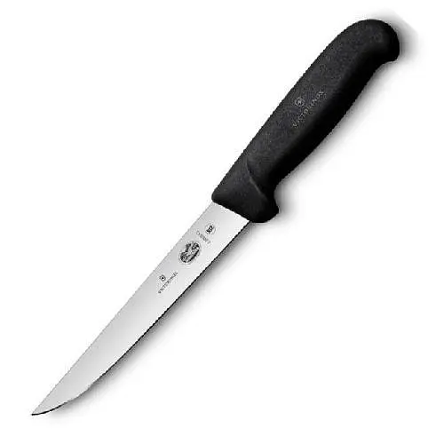 Кухонний ніж Victorinox Fibrox Boning лезо 12см з чорн. ручкою - фото 2