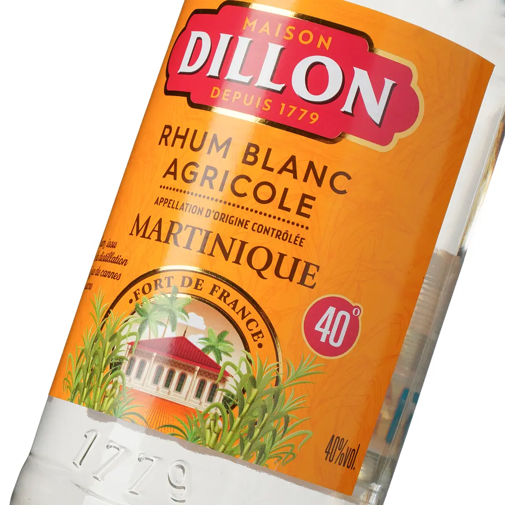 Ром Bardinet Dillon Blanc Agricole 40% 0.7 л - фото 7