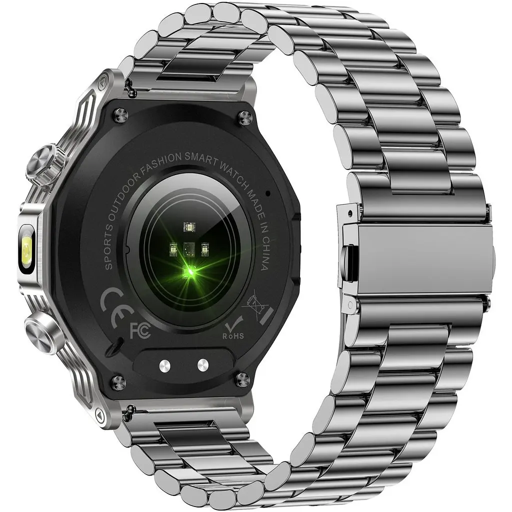 Смарт-годинник Uwatch Smart Surf X Pro Steel 2 ремінці сріблястий (3382) - фото 6