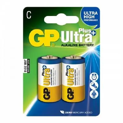 Батарейка GP C GP Ultra Plus лужна LR14 2 шт. (14AUP-U2 / 4891199100390)