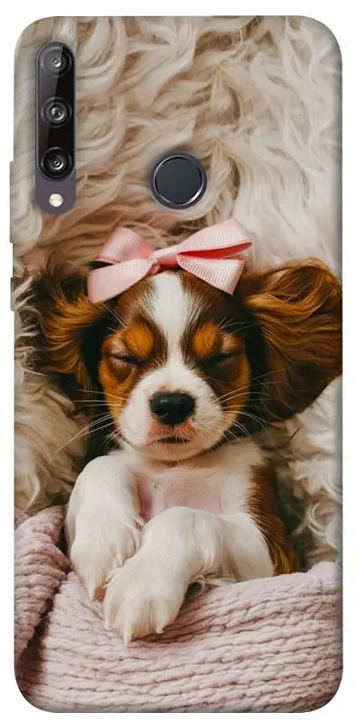 TPU чохол Demsky Sleepy spaniel для Huawei P40 Lite E / Y7p (2020)