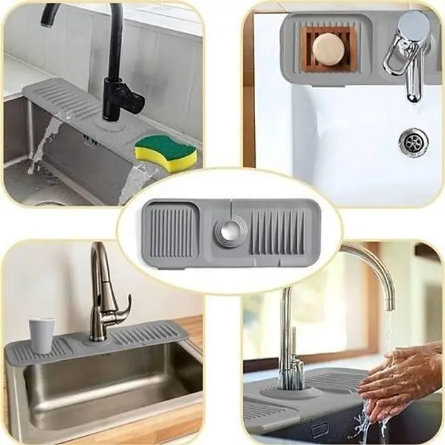 Силіконовий килимок на мийку під змішувач Dacky HomeGoods - фото 3