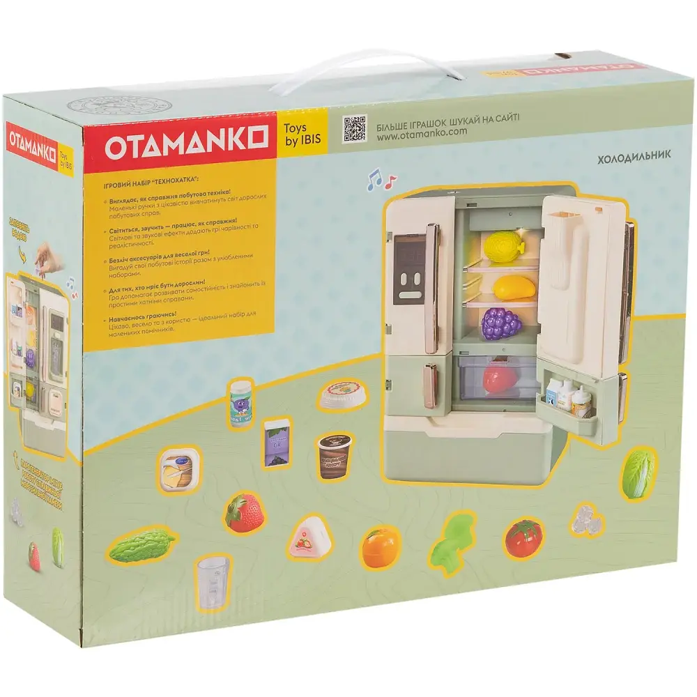 Ігровий набір OTAMANKO ТЕХНОХАТКА: Холодні смаколики (холодильник) - фото 7