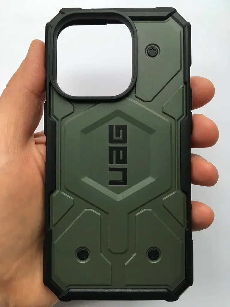 Чохол протиударний UAG Pathfinder MagSafe (Original) 114054117272 для iPhone 14 Pro (6.1") Olive - фото 4