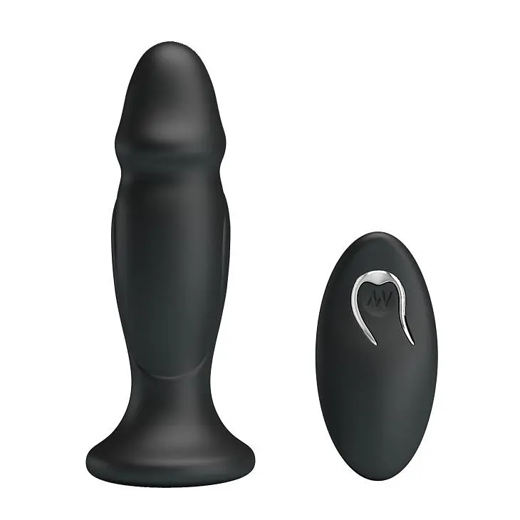 Анальна пробка Mr.Play Vibrating Anal Plug 12.4 см (чорний) - фото 2