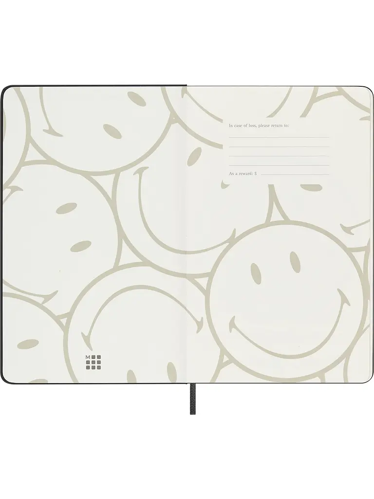 Записник Moleskine Smiley середній, Лінійка Канва в подарунковому боксі (LESMILEYNTBKCLT) - фото 5