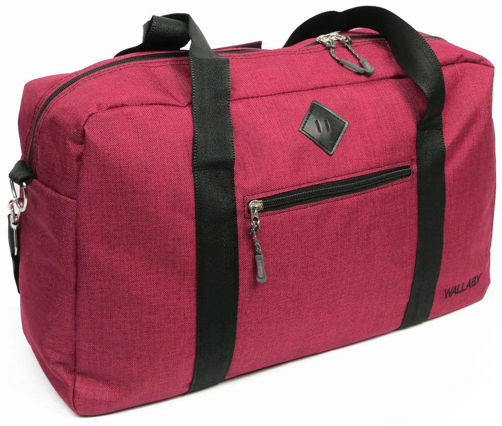 Дорожня сумка Wallaby 2550 burgundy 21L Бордова - фото 3