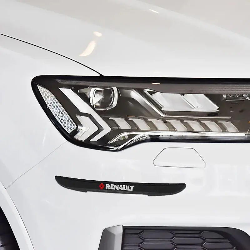 Захисні протиударні смуги Renault на краю дверей 16х147 мм Гума (наклейки) Чорний 4 шт - фото 4
