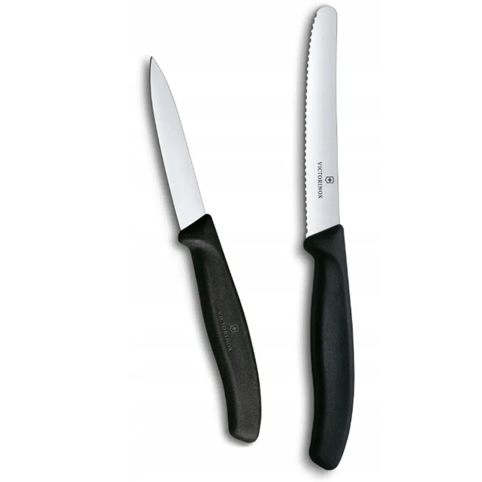 Набір ножів для чищення овочів Victorinox Swiss Classic 2 ножа чорн 6.7113.2 - фото 4