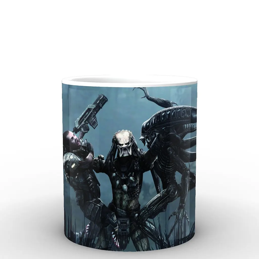 Кружка GeekLand Alien Чужой predator AL.02.002 330 мл белая - фото 3