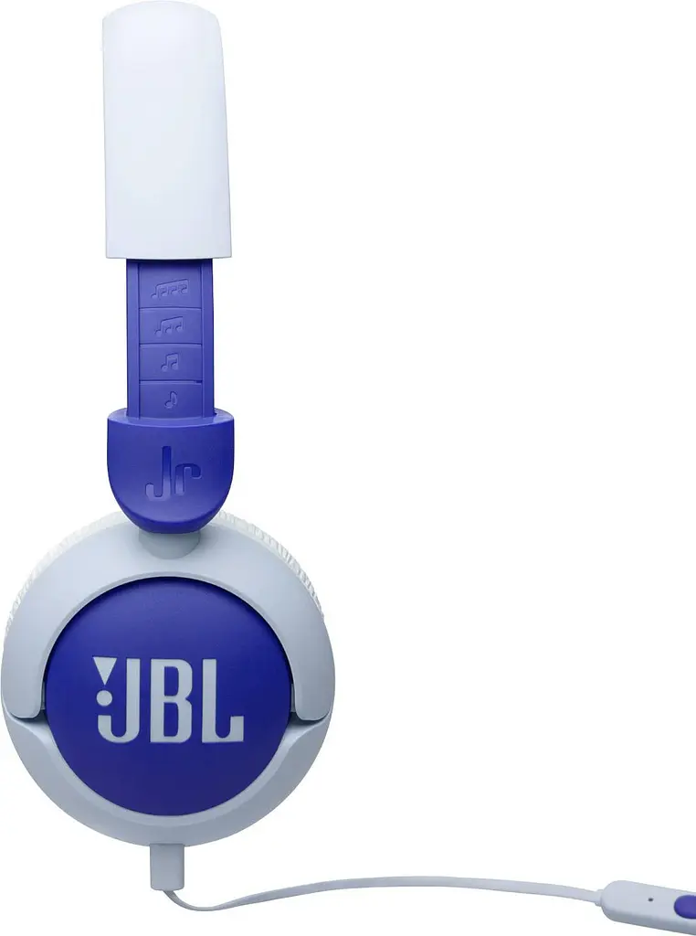 Дитячі накладні навушники JBL Junior 320 Blue (JBLJR320BLU) - фото 2