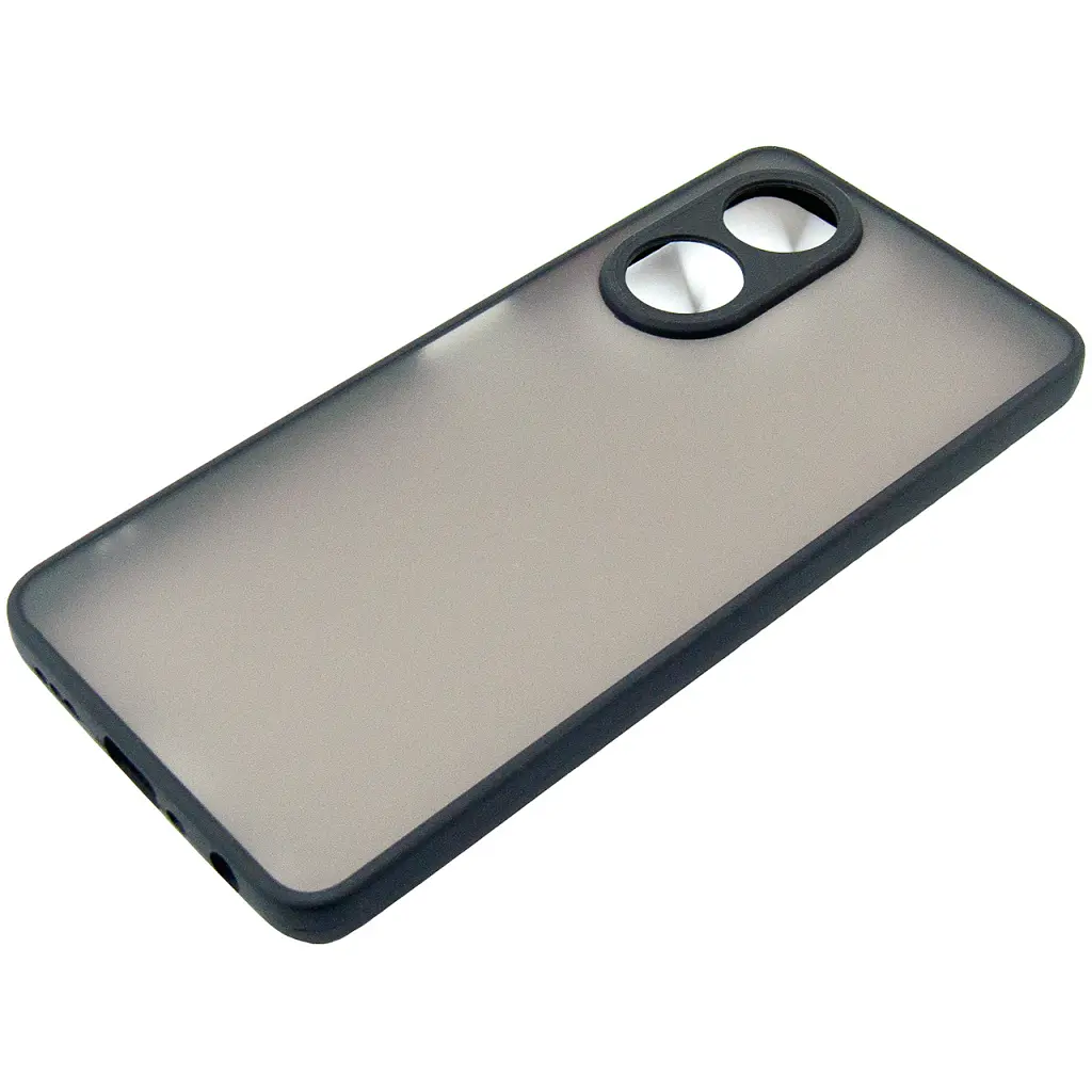 Чехол для мобильного телефона Dengos Matte OPPO A58 4G (black) (DG-TPU-MATT-132) - фото 4