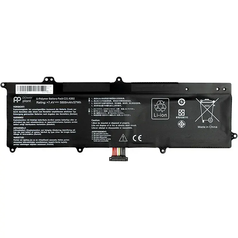 Акумулятор PowerPlant для ноутбуків Asus VivoBook S200E Series (C21-X202) 7.4V 5000mAh (NB430888) - фото 2