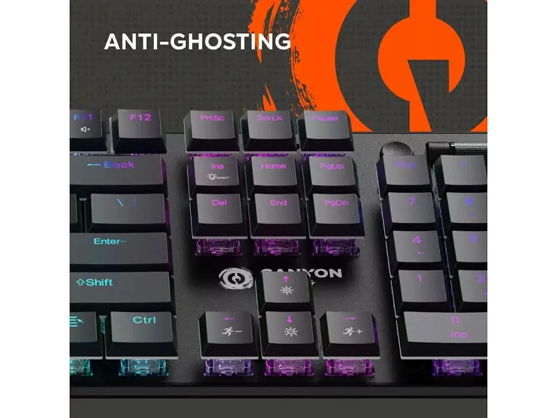 Клавіатура Canyon Cometstrike GK-55 RGB (CND-SKB55-US) - фото 7