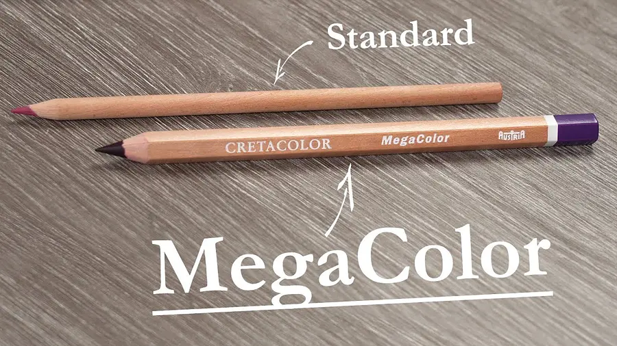 Олівець кольоровий Megacolor Білий (29101) Cretacolor - фото 3