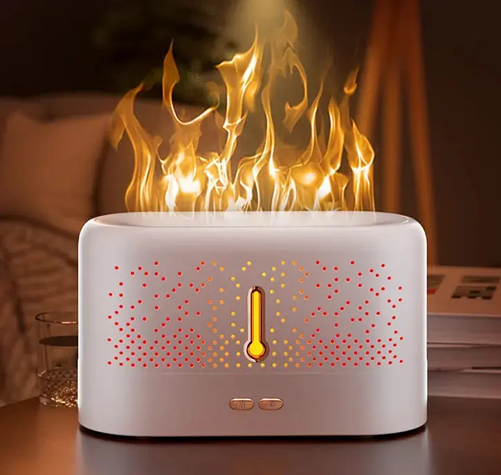 Увлажнитель воздуха портативный iFLAME J5-7 colors аромадифузор электрический эффект пламени Kinscoter 17х7.5х10.5 см hoz0012413 - фото 2