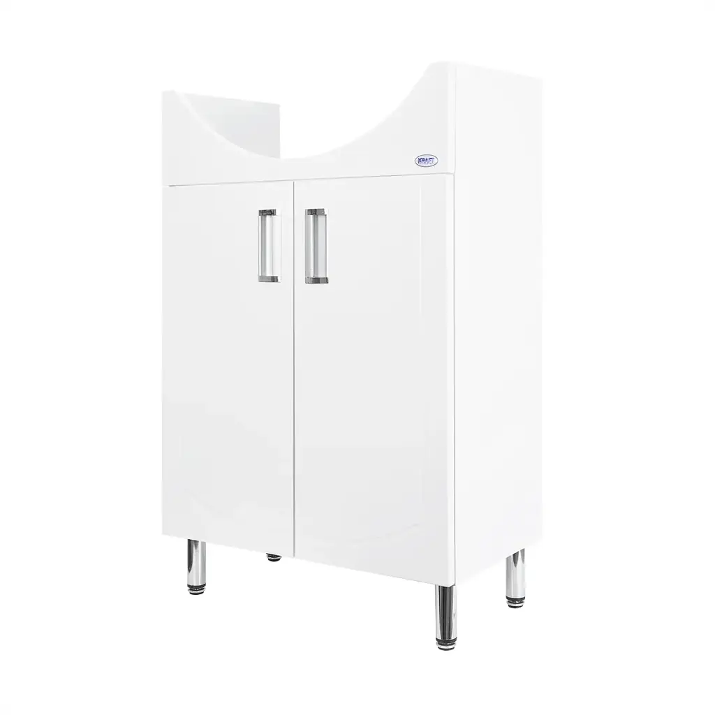 Тумба ПіК Kraft Декор Т1 + раковина Arteco 55 см Білий 30412 - фото 3