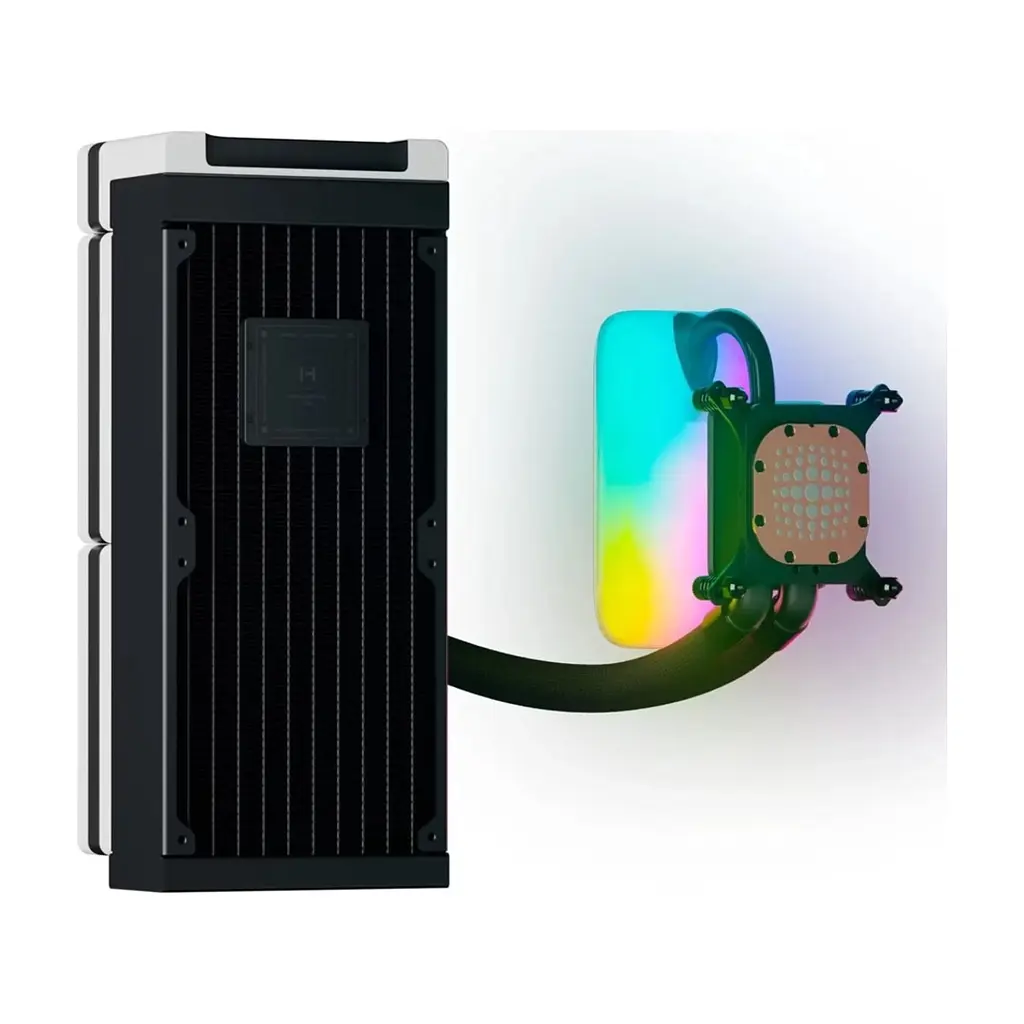 Система рідинного охолодження Hyte THICC Q60 5'''' LCD (FAN-HYTE-Q60-BW) - фото 6