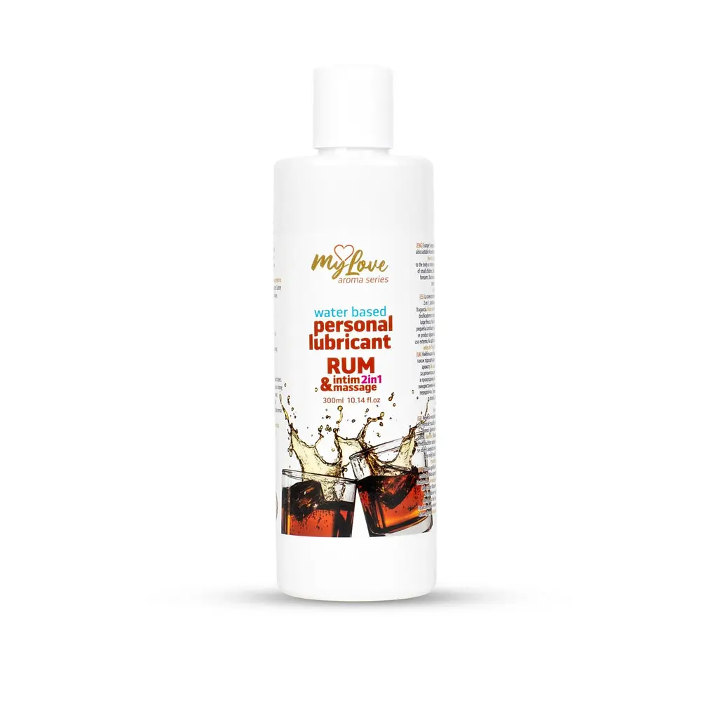 Лубрикант MyLove Aroma Series IntimMassage 2in1 Rum, 300 мл