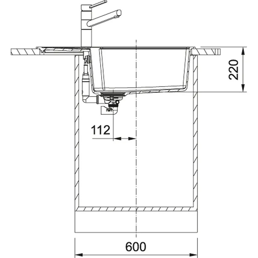Кухонная мойка Franke Urban UBG 611-78 XL (114.0701.801) гранитная - врезная - оборотная - Белый - (пластиковый коландер в комлекте) - фото 3