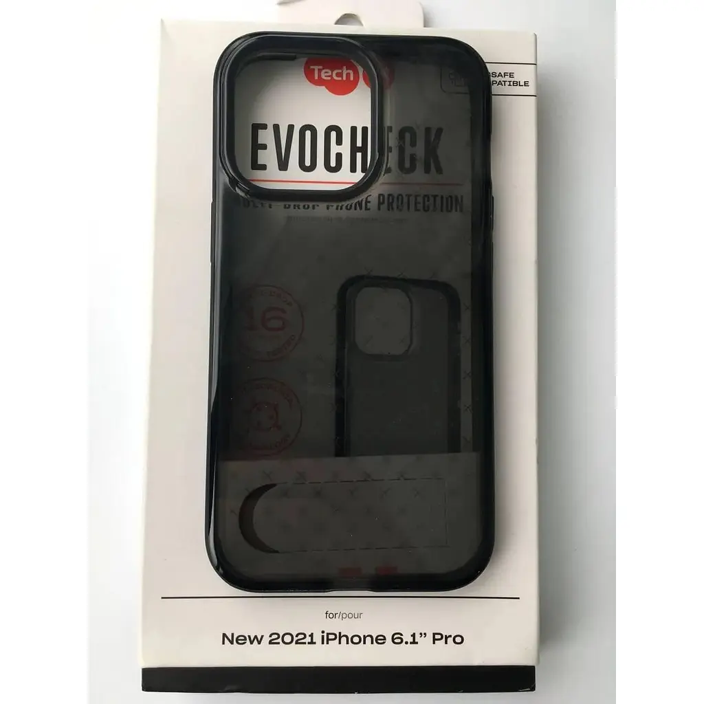 Оригинальный противоударный чехол Tech21 Evo Check для iPhone 13 Pro Max (6.7") Black (T21-8966) - фото 4