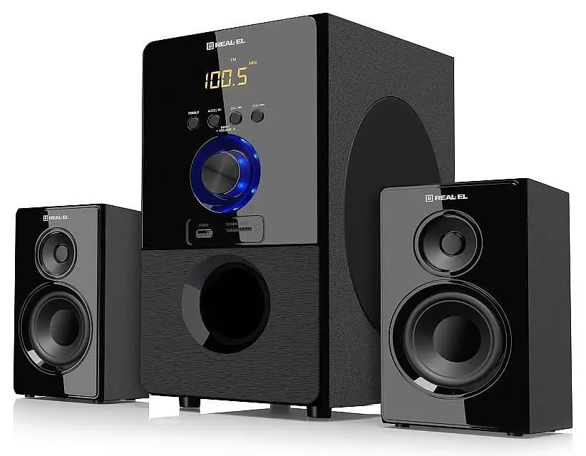 Акустична система Real-EL 2.1 M-555 Black (EL121300013) - фото 2