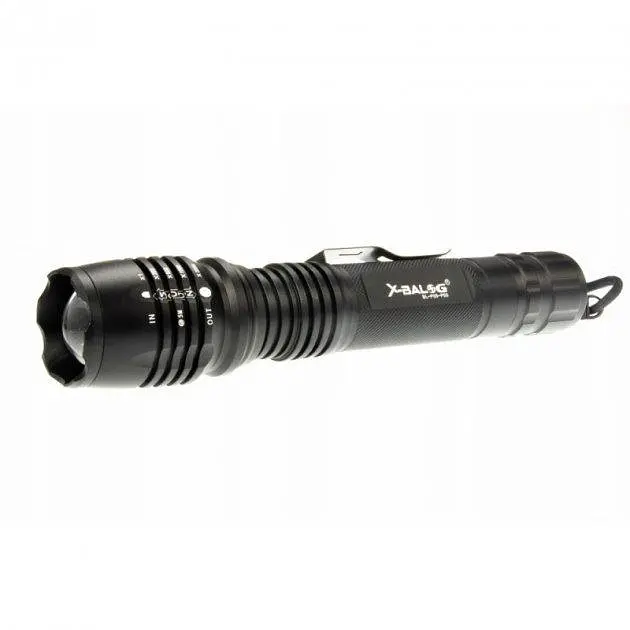 Фонарь X-Balong BL-P08-P50 + zoom + ЗУ220/12В +2x18650 + 5 режимов - фото 2