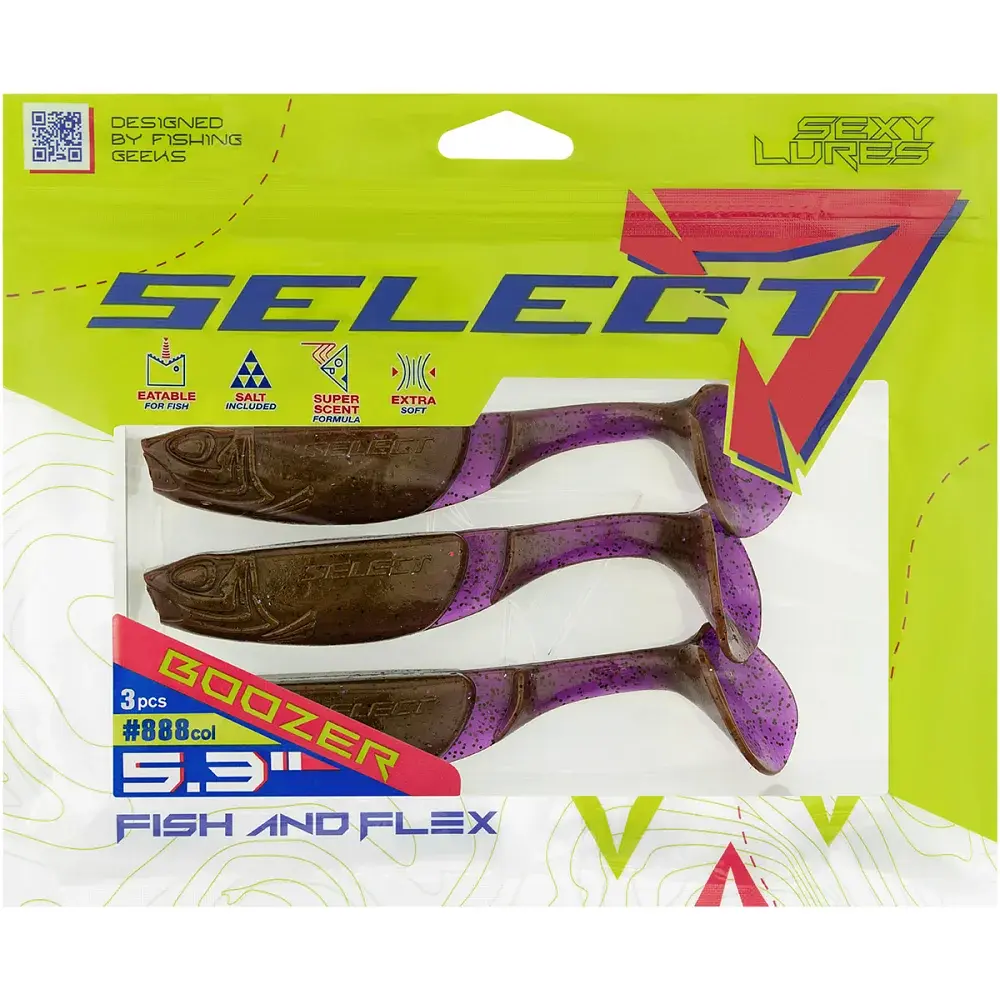 Силікон Select Boozer SE 5.3" 888 (3 шт/уп) - фото 2