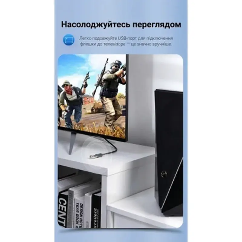 Дата кабель USB 3.0 AM/AF 3.0m black Vention (CBHBI) - фото 6